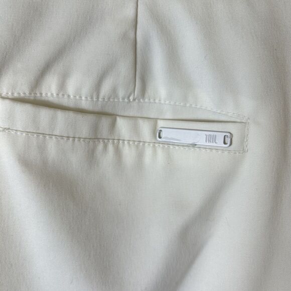 Tail Activewear Chalk White Classic High Rise Golf Shorts Size 4 - Picture 6 of 13